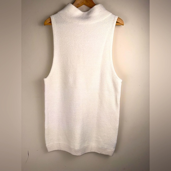 Free People Ottoman Sweater Off White Sleeveless Tunic Ivory Cream Excellent SM. - Picture 1 of 11
